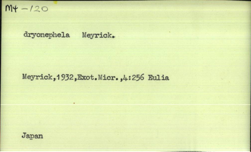 front of card